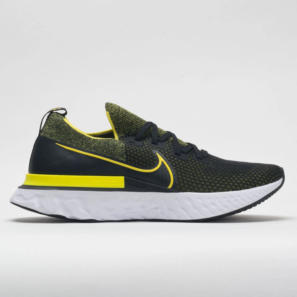 Nike React Infinity Run Flyknit Men's Black/Sonic Yellow 3 Nike React Infinity Run Flyknit Men's Black/Sonic Yellow