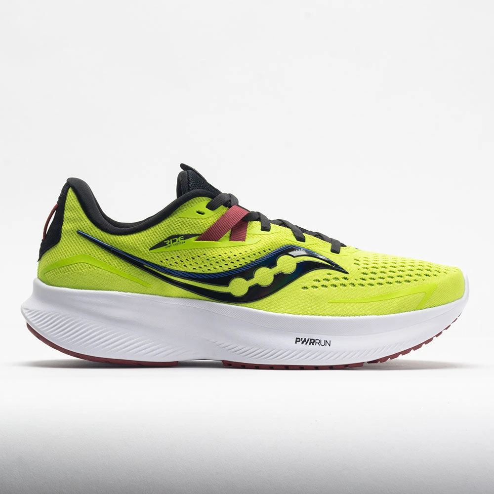 Saucony Ride 15 Men's Acid Lime/Spice 3 Saucony Ride 15 Men's Acid Lime/Spice