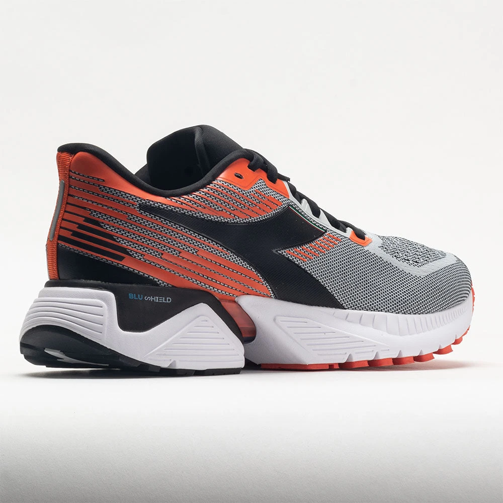 Diadora Mythos Blushield Vigore Men's Silver/Black/Mandarin 8 Diadora Mythos Blushield Vigore Men's Silver/Black/Mandarin - Image 6