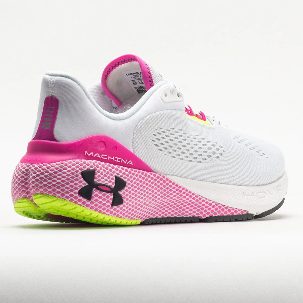 Under Armour HOVR Machina 3 Women's White/Rebel Pink/Black 8 Under Armour HOVR Machina 3 Women's White/Rebel Pink/Black - Image 6