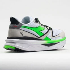 Diadora Atomo V7000 Men's White/Green Fluo/Black -Urban Stride Shop 049499 6