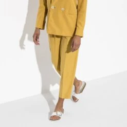 Birkenstock Madrid Big Buckle Natural Leather -Urban Stride Shop 1018866 f look f