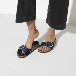Birkenstock Madrid Big Buckle Velvet -Urban Stride Shop 1020160 detail 8