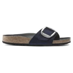 Birkenstock Madrid Big Buckle Velvet -Urban Stride Shop 1020160 side