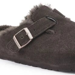 Birkenstock Boston Shearling Suede Leather -Urban Stride Shop 1020529 detail 1