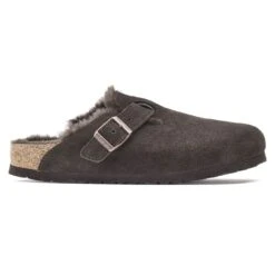 Birkenstock Boston Shearling Suede Leather -Urban Stride Shop 1020529 side