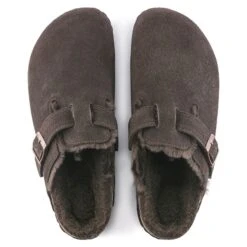 Birkenstock Boston Shearling Suede Leather -Urban Stride Shop 1020529 top