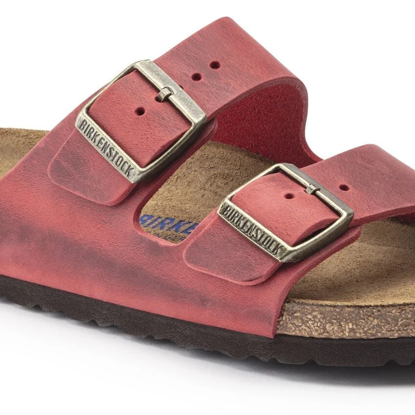 Birkenstock Arizona Oiled Leather Fire Red 12 Birkenstock Arizona Oiled Leather Fire Red - Image 10
