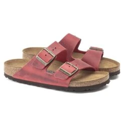 Birkenstock Arizona Oiled Leather Fire Red 19 Birkenstock Arizona Oiled Leather Fire Red -Urban Stride Shop 1020730 pair