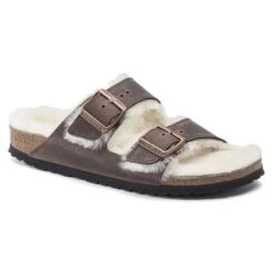 Birkenstock Arizona Shearling Oiled Leather