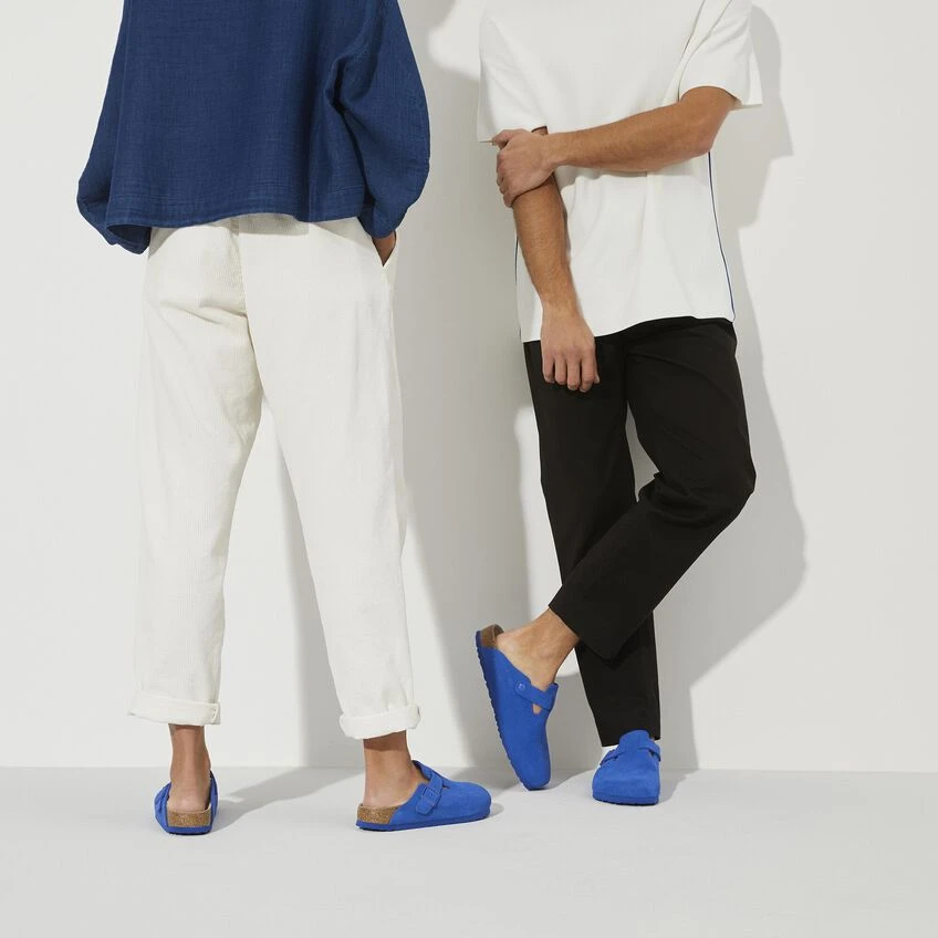 Birkenstock Boston Suede Leather Ultra Blue 12 Birkenstock Boston Suede Leather Ultra Blue - Image 10