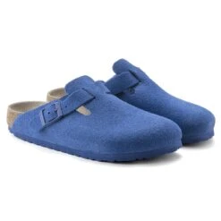 Birkenstock Boston Suede Leather Ultra Blue 18 Birkenstock Boston Suede Leather Ultra Blue -Urban Stride Shop 1022556 pair