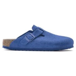 Birkenstock Boston Suede Leather Ultra Blue 19 Birkenstock Boston Suede Leather Ultra Blue -Urban Stride Shop 1022556 side