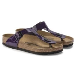 Birkenstock Gizeh Birko-Flor Patent 17 Birkenstock Gizeh Birko-Flor Patent -Urban Stride Shop 1023235 pair