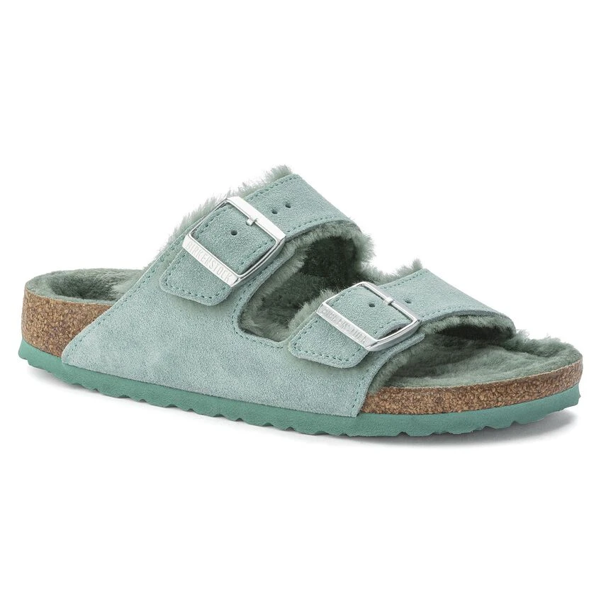 Birkenstock Arizona Shearling Suede Leather 4 Birkenstock Arizona Shearling Suede Leather - Image 2