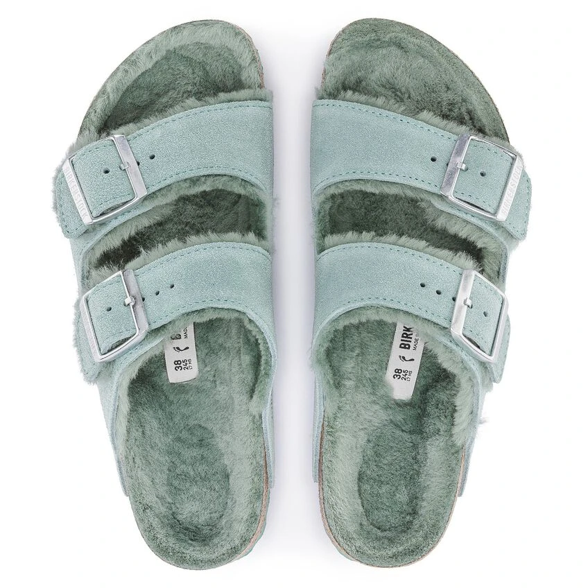 Birkenstock Arizona Shearling Suede Leather 8 Birkenstock Arizona Shearling Suede Leather - Image 6