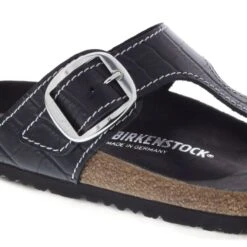Birkenstock Gizeh Big Buckle Natural Leather Patent Black 16 Birkenstock Gizeh Big Buckle Natural Leather Patent Black -Urban Stride Shop 1023779 detail 1
