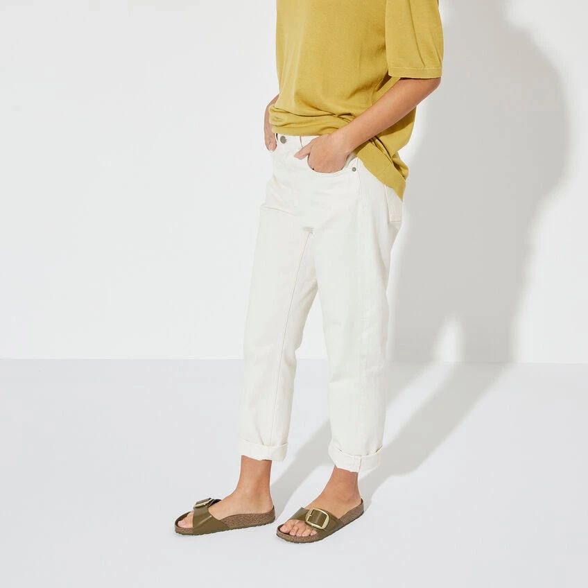 Birkenstock Madrid Natural Leather Patent 5 Birkenstock Madrid Natural Leather Patent - Image 3