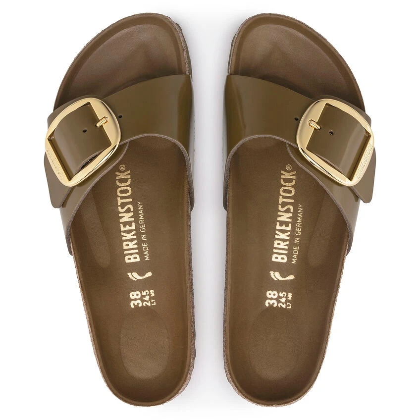 Birkenstock Madrid Natural Leather Patent 8 Birkenstock Madrid Natural Leather Patent - Image 6