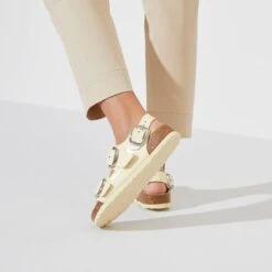 Birkenstock Milano Big Buckle Natural Leather Patent 14 Birkenstock Milano Big Buckle Natural Leather Patent -Urban Stride Shop 1024207 f closeup f