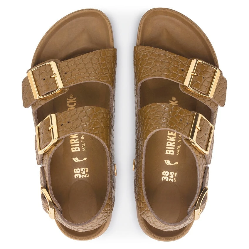 Birkenstock Milano Embossed Natural Leather 8 Birkenstock Milano Embossed Natural Leather - Image 6