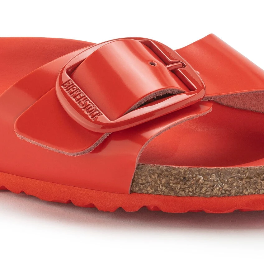 Birkenstock Madrid Big Buckle Natural Leather Patent 11 Birkenstock Madrid Big Buckle Natural Leather Patent - Image 9