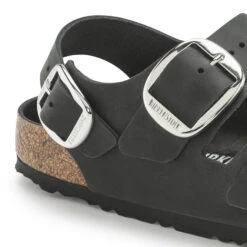 Birkenstock Milano Big Buckle Oiled Leather -Urban Stride Shop 1024943 detail 1