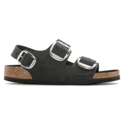 Birkenstock Milano Big Buckle Oiled Leather -Urban Stride Shop 1024943 side