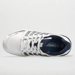 K-Swiss Hypercourt Express Leather Men's White/Navy/Silver 10 K-Swiss Hypercourt Express Leather Men's White/Navy/Silver -Urban Stride Shop 113347 2