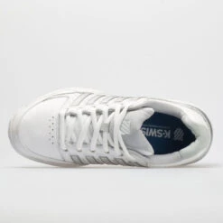 K-Swiss Hypercourt Express Leather Women's White/Silver/Glacier Gray -Urban Stride Shop 113359 2