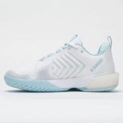 K-Swiss Ultrashot 3 Women's White/Blue Glow -Urban Stride Shop 116123 1