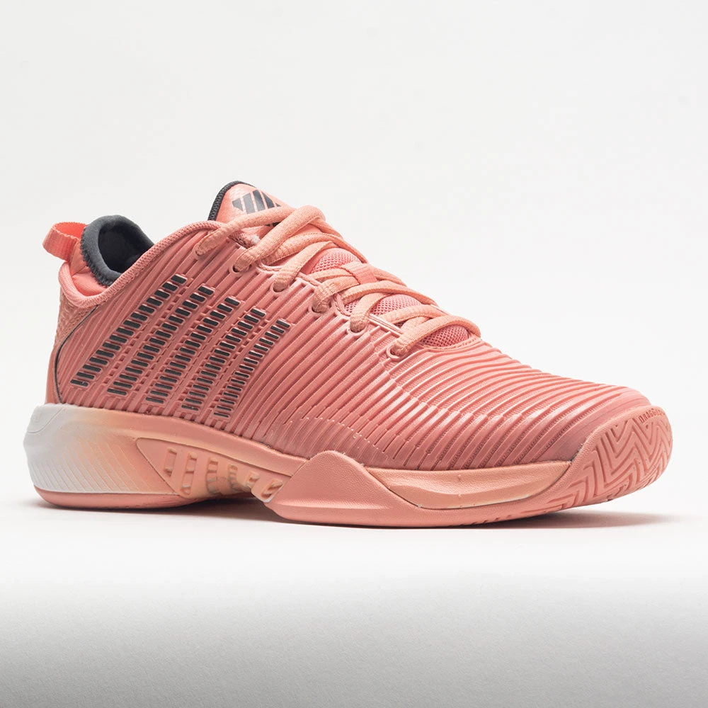 K-Swiss Hypercourt Supreme Women's Peach Amber/White/Asphalt 7 K-Swiss Hypercourt Supreme Women's Peach Amber/White/Asphalt - Image 5