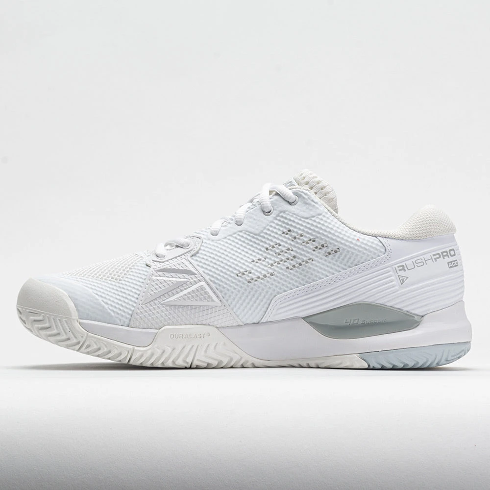 Wilson Rush Pro Ace Men's White/White/Pearl Blue 4 Wilson Rush Pro Ace Men's White/White/Pearl Blue - Image 2