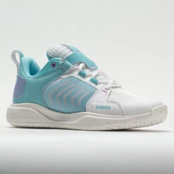 K-Swiss Ultrashot Team Women's Brilliant White/Angel Blue/Sheer Lilac -Urban Stride Shop 116903 5