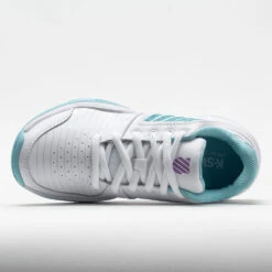 K-Swiss Court Express Women's White/Angel Blue/Sheer Lilac 10 K-Swiss Court Express Women's White/Angel Blue/Sheer Lilac -Urban Stride Shop 116923 2