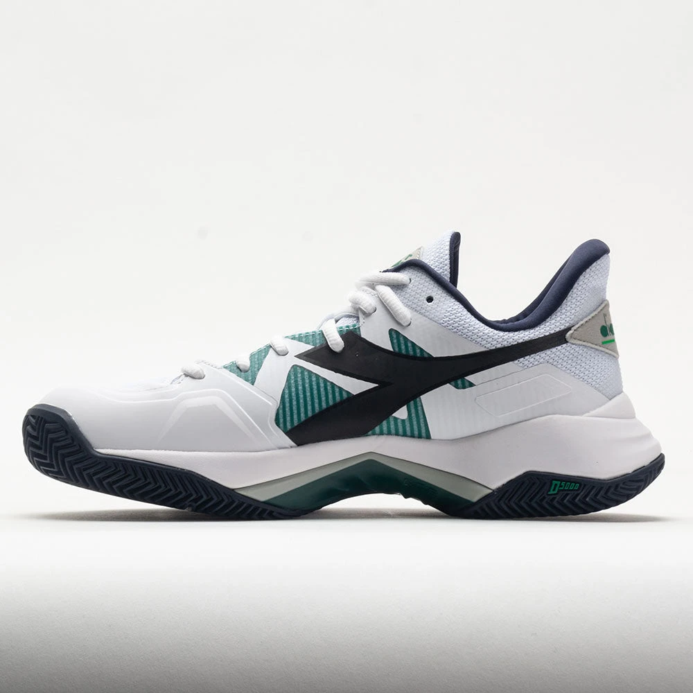 Diadora B.Icon 2 Clay Men's White/Black/Blue Corsair 4 Diadora B.Icon 2 Clay Men's White/Black/Blue Corsair - Image 2