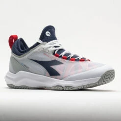 Diadora Blushield Fly 4+ Men's White/Blue Corsair/Fiery Red -Urban Stride Shop 117031 5