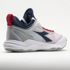 Diadora Blushield Fly 4+ Men's White/Blue Corsair/Fiery Red -Urban Stride Shop 117031 6