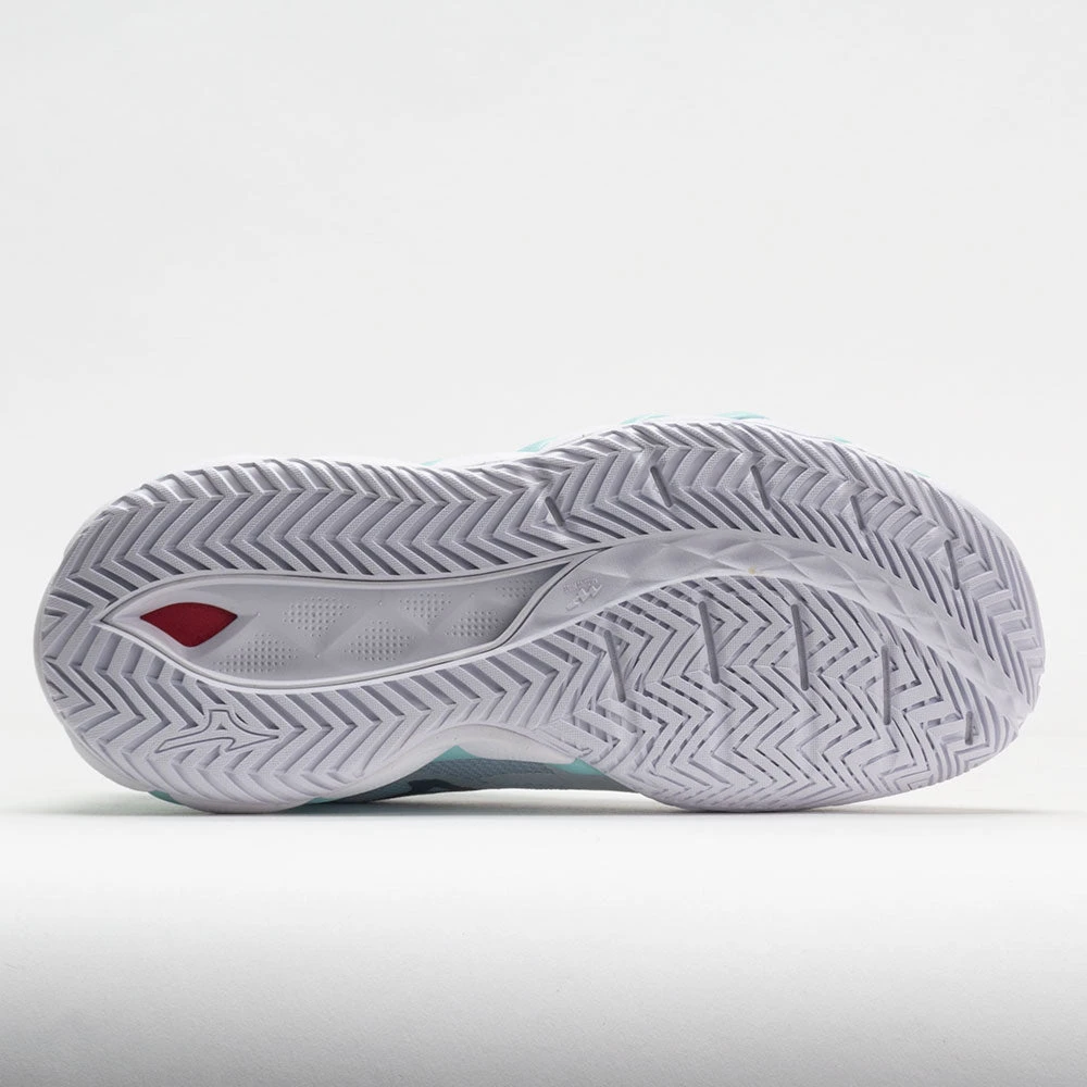 Mizuno Wave Enforce Tour AC Women's White/Tanager Turquoise 6 Mizuno Wave Enforce Tour AC Women's White/Tanager Turquoise - Image 4