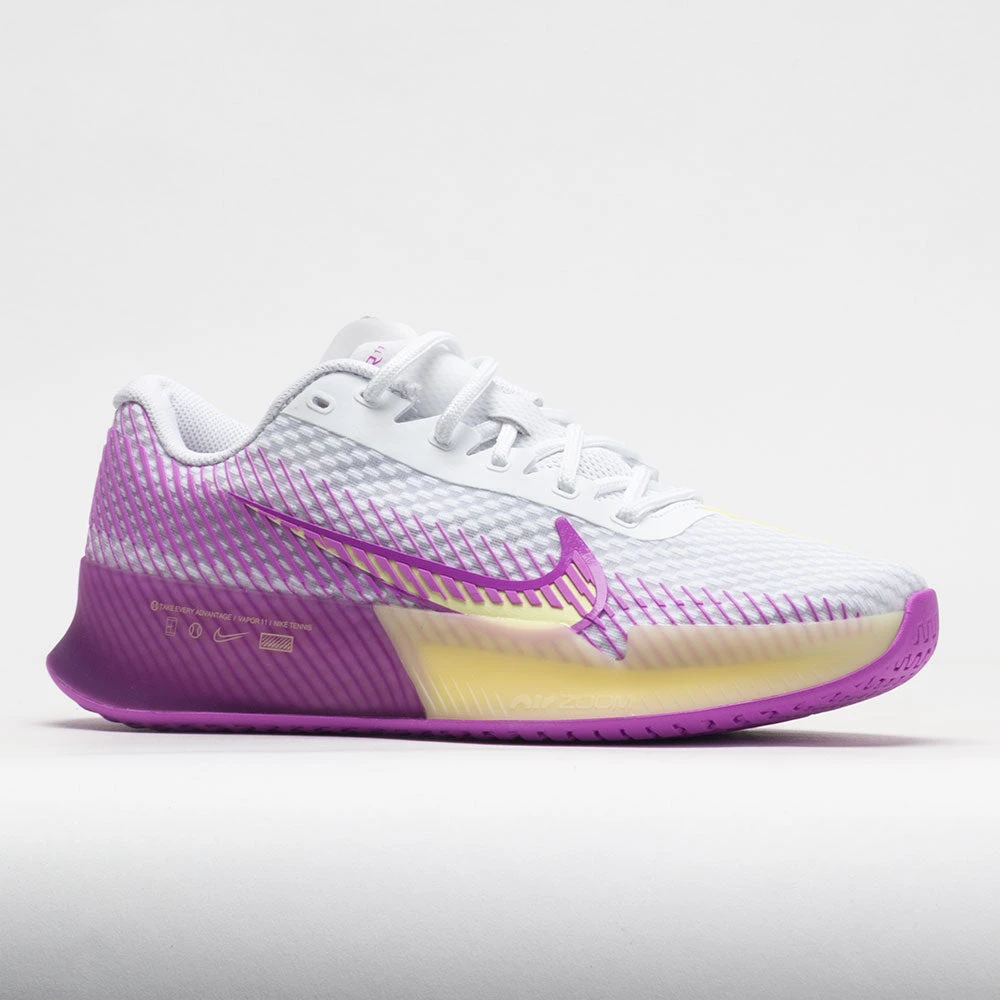 Nike Zoom Vapor 11 Women's White/Citron Tint/Fuchsia Dream 7 Nike Zoom Vapor 11 Women's White/Citron Tint/Fuchsia Dream - Image 5