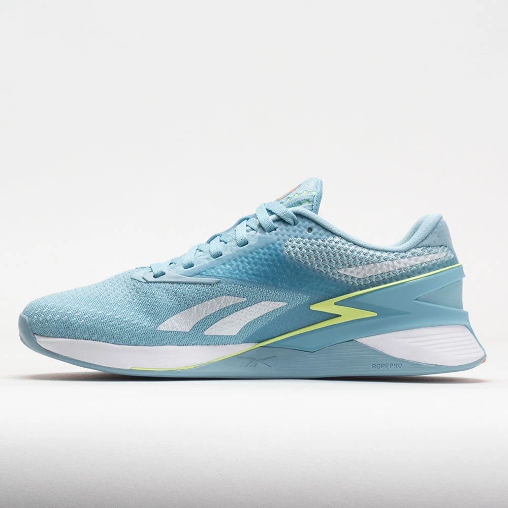 Reebok Nano X3 Women's Blue Pearl/Energy Glow/Peach Fuzz 4 Reebok Nano X3 Women's Blue Pearl/Energy Glow/Peach Fuzz - Image 2