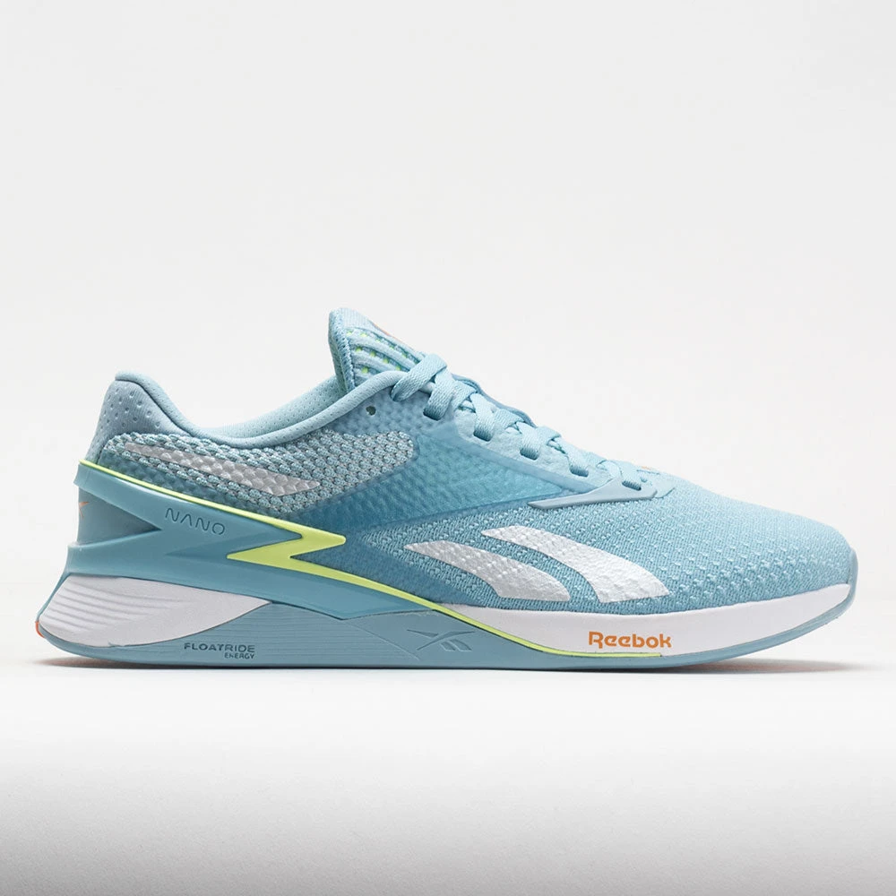 Reebok Nano X3 Women's Blue Pearl/Energy Glow/Peach Fuzz 3 Reebok Nano X3 Women's Blue Pearl/Energy Glow/Peach Fuzz