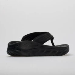 Hoka One One Ora Recovery Flip Men's Black/Dark Gull Gray -Urban Stride Shop 570409 6