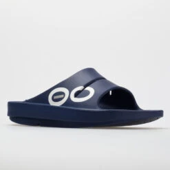 OOFOS OOahh Sport Men's Navy/Navy -Urban Stride Shop 570423 5