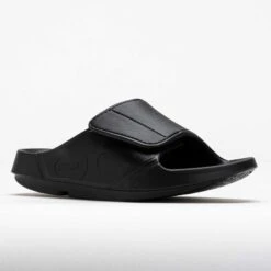 OOFOS OOahh Sport Flex Men's Matte Black -Urban Stride Shop 570470 5