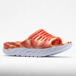 HOKA Ora Recovery Slide Swirl Unisex Yellow Pear/Fiesta 12 HOKA Ora Recovery Slide Swirl Unisex Yellow Pear/Fiesta -Urban Stride Shop 570558 5