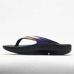 OOFOS OOlala Luxe Women's Black/Calypso -Urban Stride Shop 570568 1