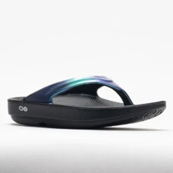 OOFOS OOlala Luxe Women's Black/Atlantis -Urban Stride Shop 570569 5