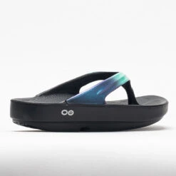 OOFOS OOlala Luxe Women's Black/Atlantis -Urban Stride Shop 570569 6