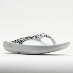 OOFOS OOlala Limited Women's White/Black Leopard -Urban Stride Shop 570571 5